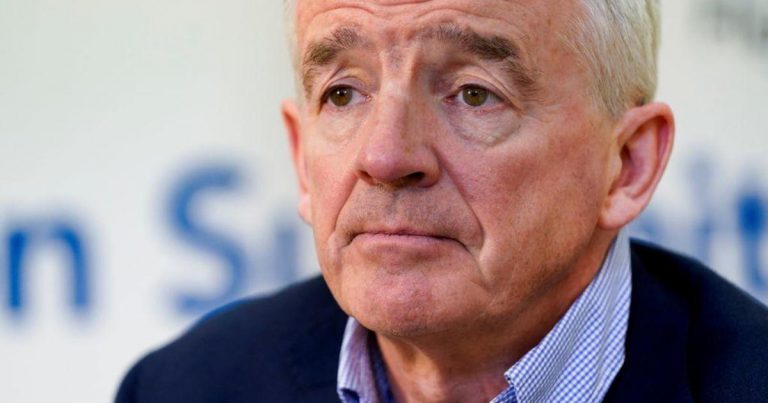 CEO of Ryanair says his planes won’t fly if middle seats must be kept empty for “idiotic” social-distancing rules