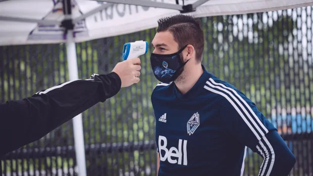 Vancouver Whitecaps start individual workouts outdoors at training facility