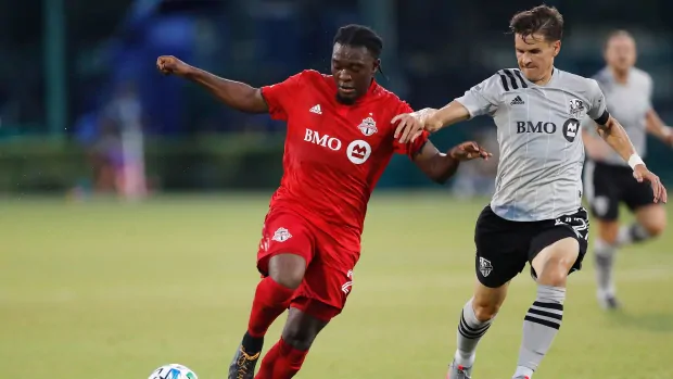 Akinola’s hat trick leads Toronto FC past Impact for 1st win at Disney