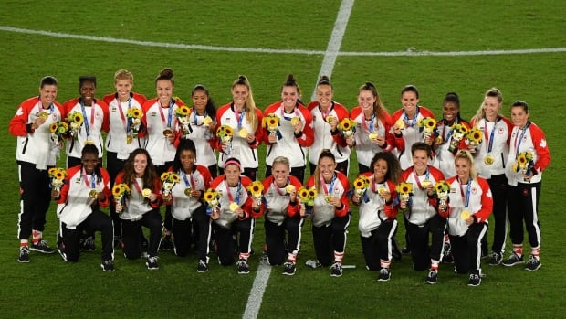 Canada’s women’s soccer named CP team of the year after Olympic gold