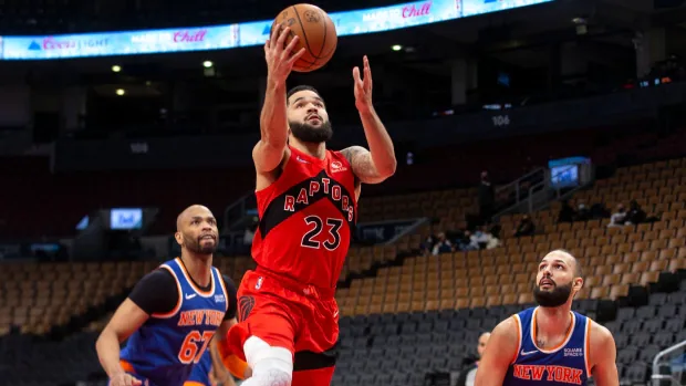 VanVleet scores 35 to lead Raptors past Knicks