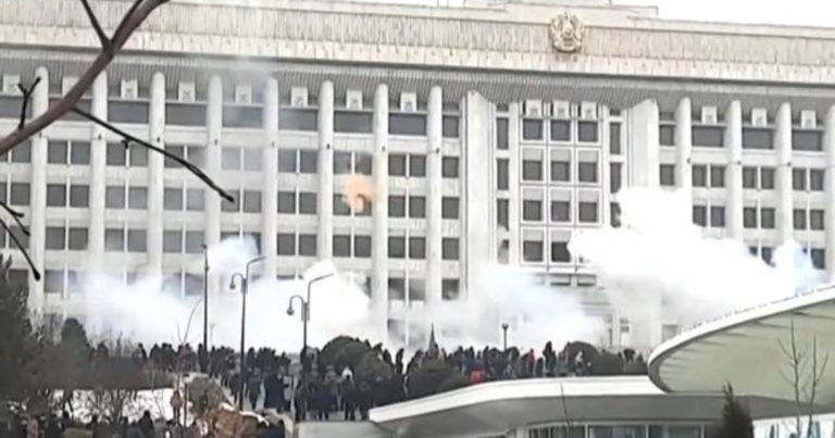 Protests in Kazakhstan turn violent as president approves “shoot-to-kill”