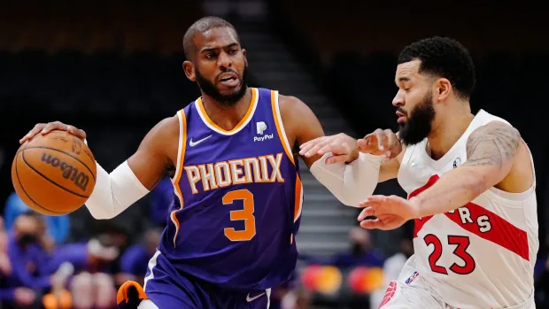 Raptors fall short late as league-leading Suns snap Toronto’s 6-game win streak