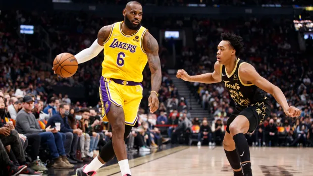 Career night from Barnes not enough as Lakers beat Raptors in OT