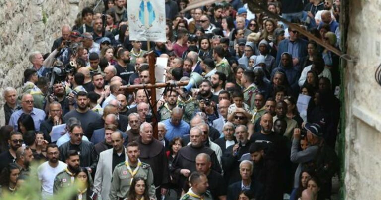 Christians in Jerusalem celebrate Easter in the midst of the Israel-Hamas war